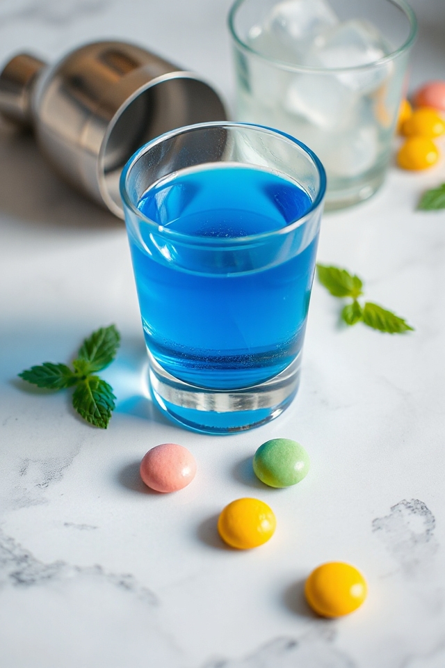 blue curacao sweet tart shot