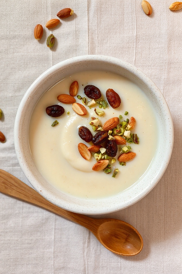 cardamom flavored rice pudding