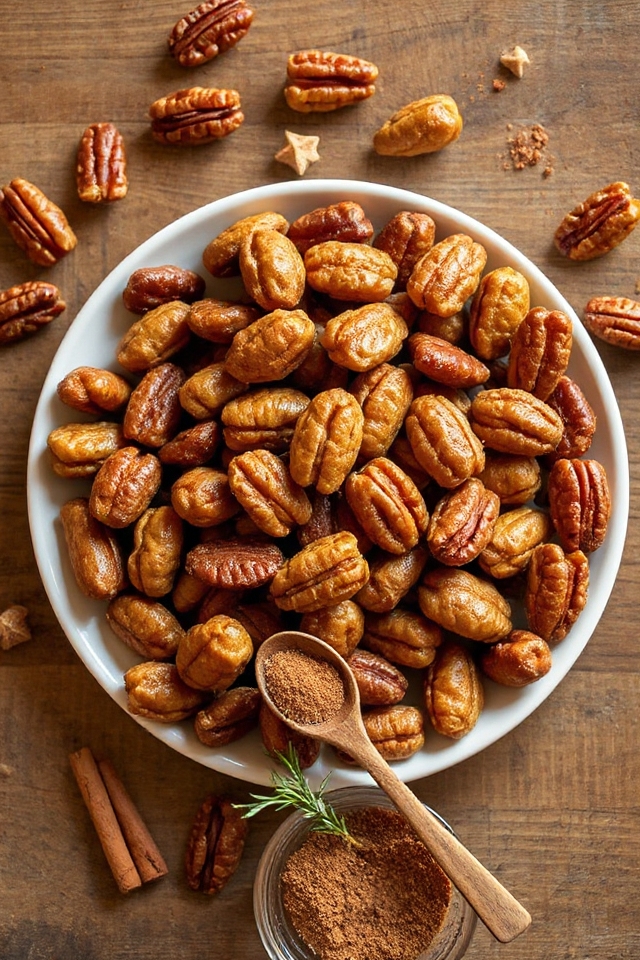 cinnamon flavored roasted nuts