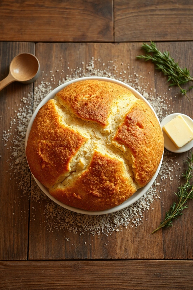 cornmeal sweet milk bread