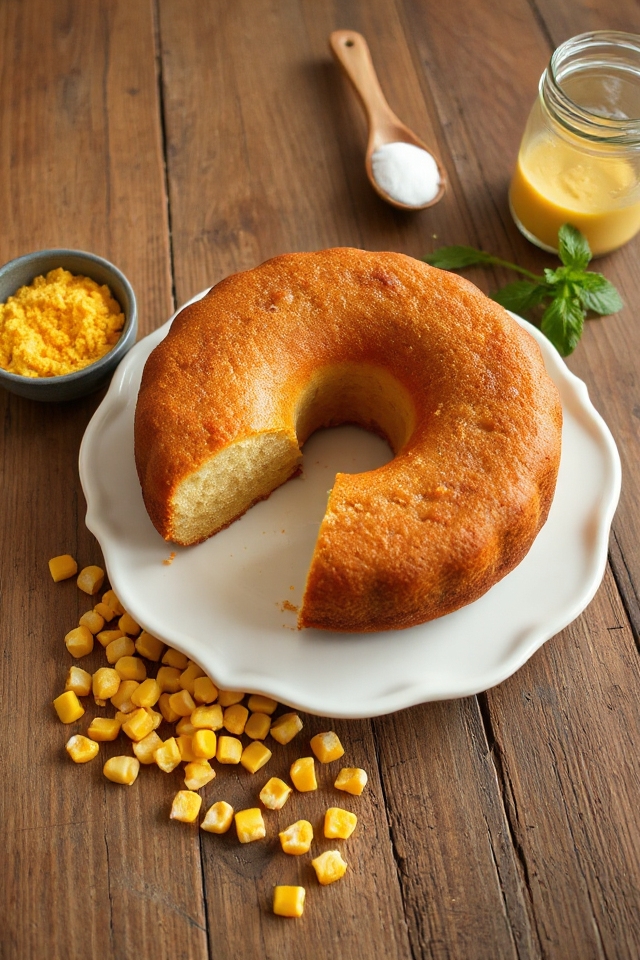 delicious sweet corn dessert
