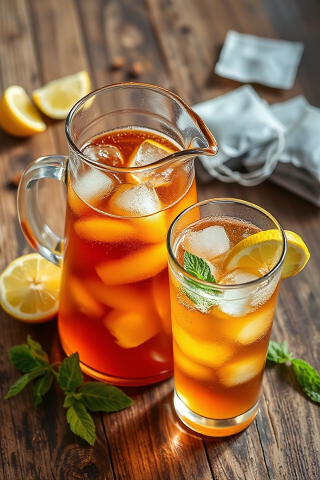 iced tea with flavor