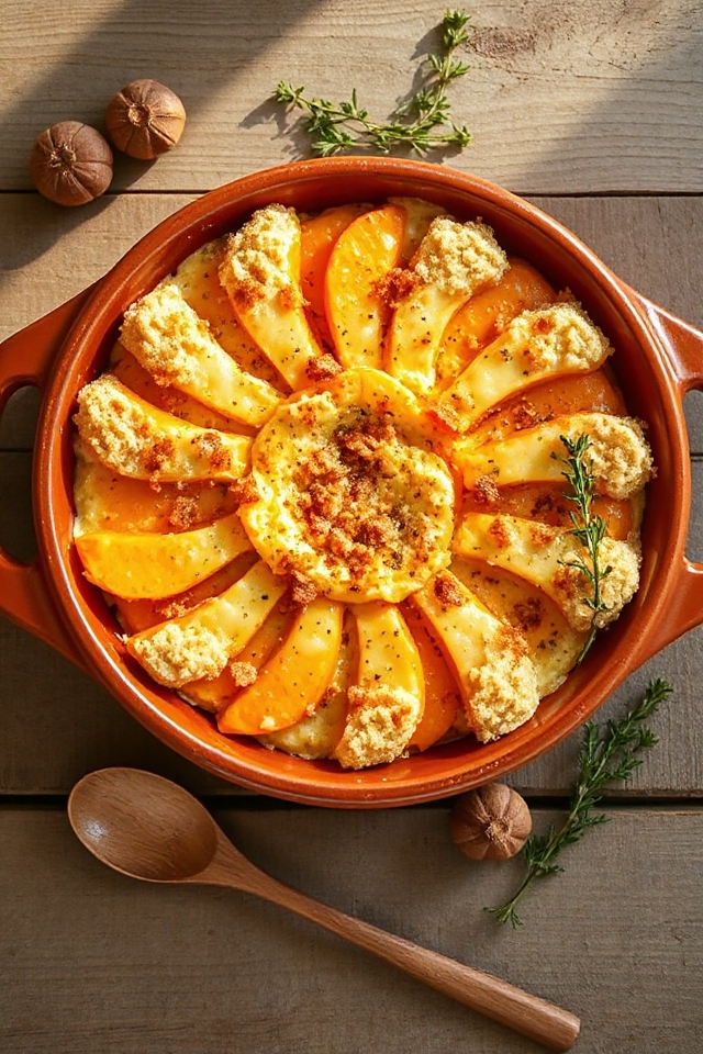 nutmeg infused sweet potato dish
