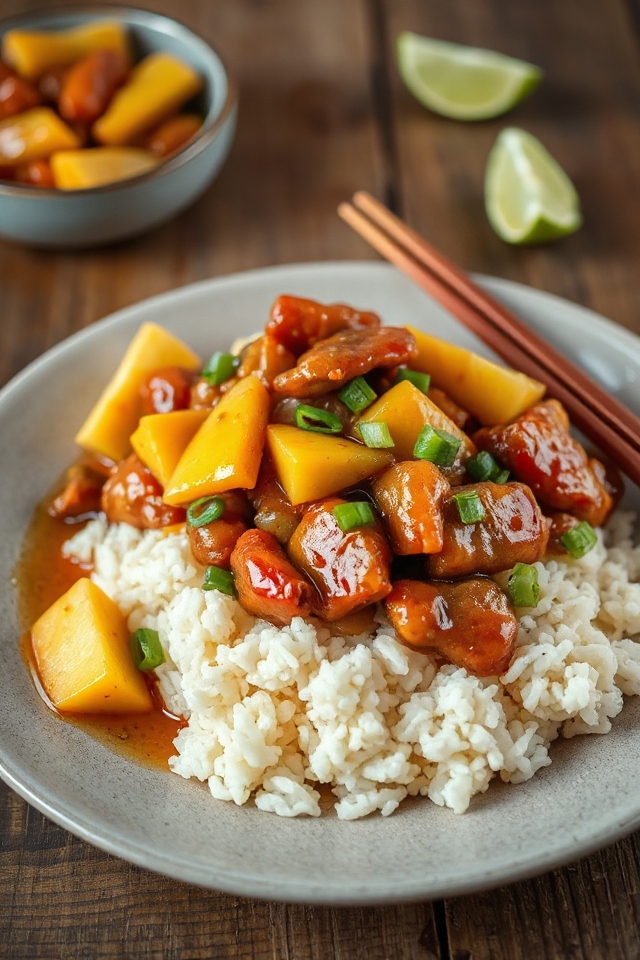 pineapple sweet sour pork