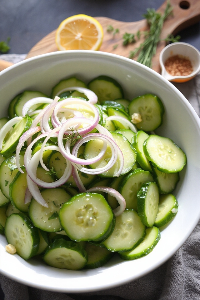 refreshing cucumber salad recipe