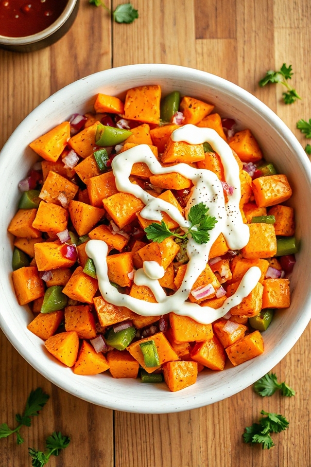spicy sweet potato salad