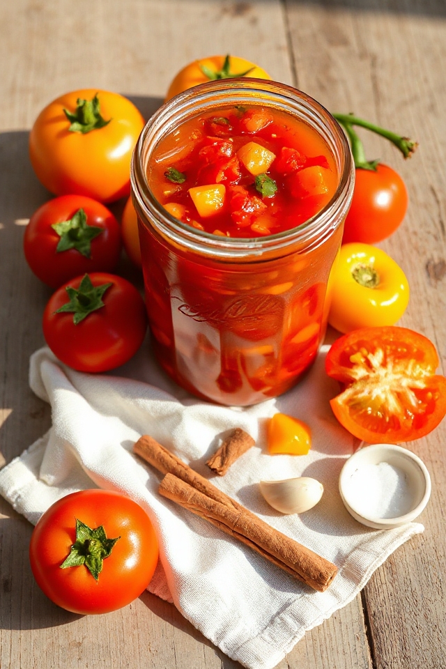 spicy sweet tomato relish