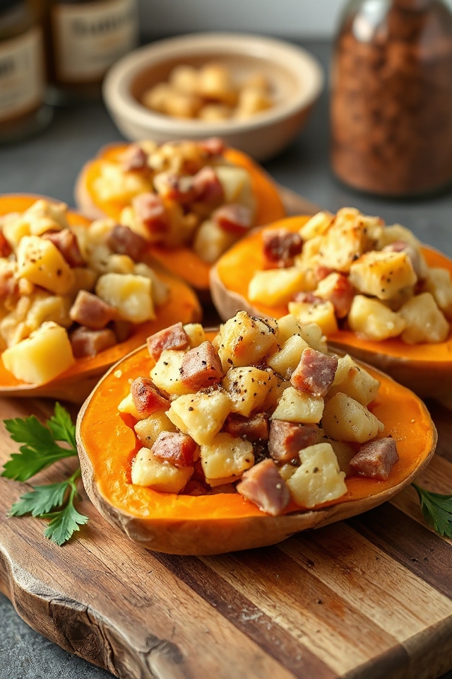 stuffed sweet potatoes recipe