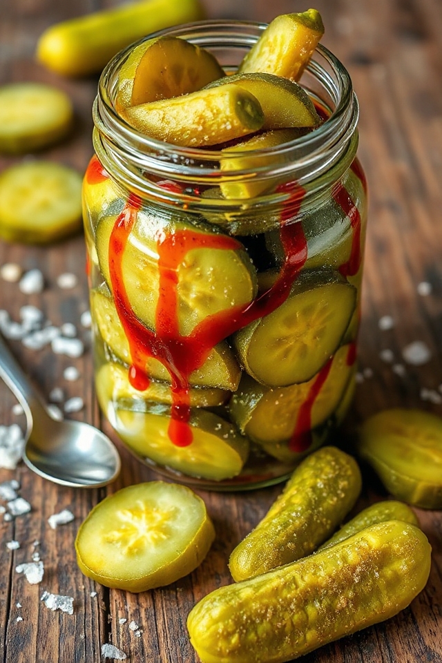 sweet and spicy pickles