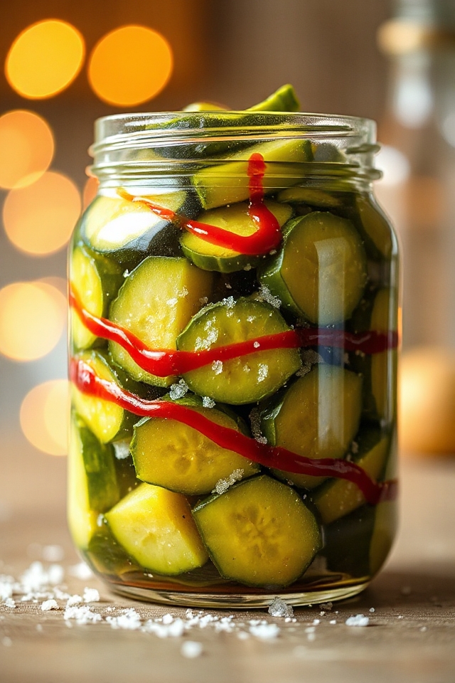 sweet and spicy pickles