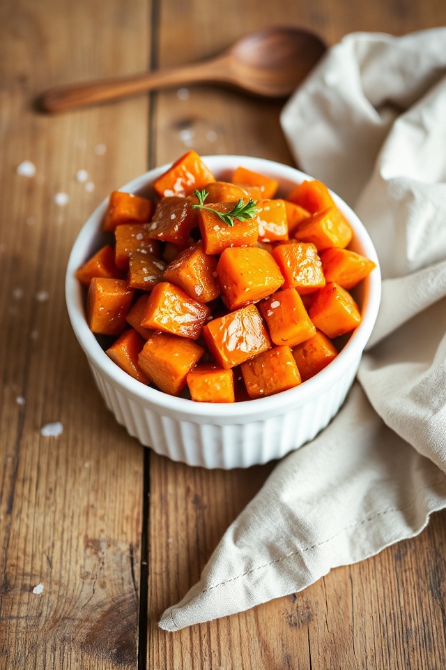 sweet carrots with brown sugar