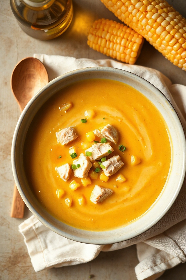 sweet corn chicken soup