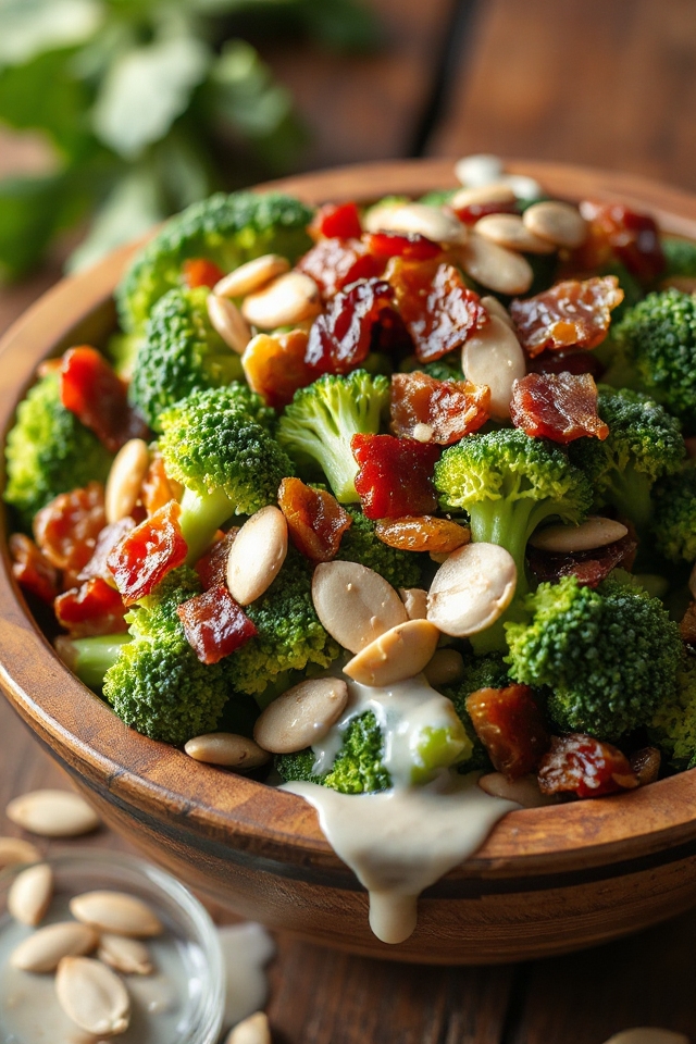 sweet crunchy broccoli salad