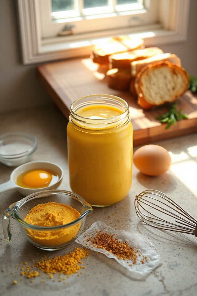 sweet mustard with miracle whip