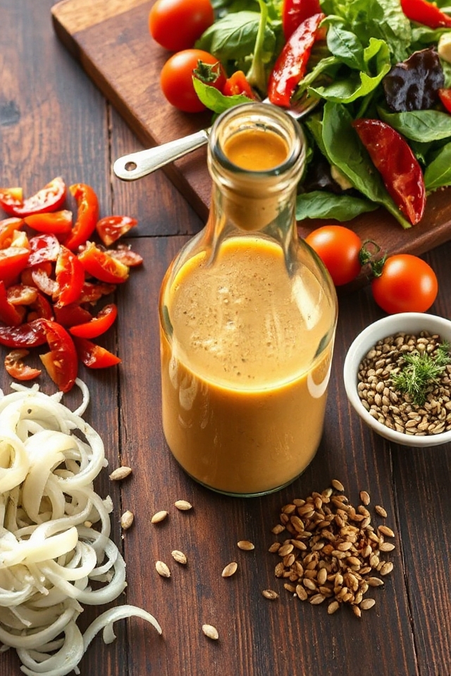 sweet onion red pepper dressing