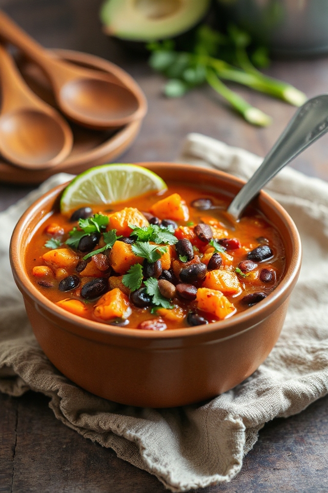 sweet potato black bean chili