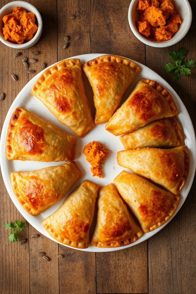 sweet potato cream cheese empanadas