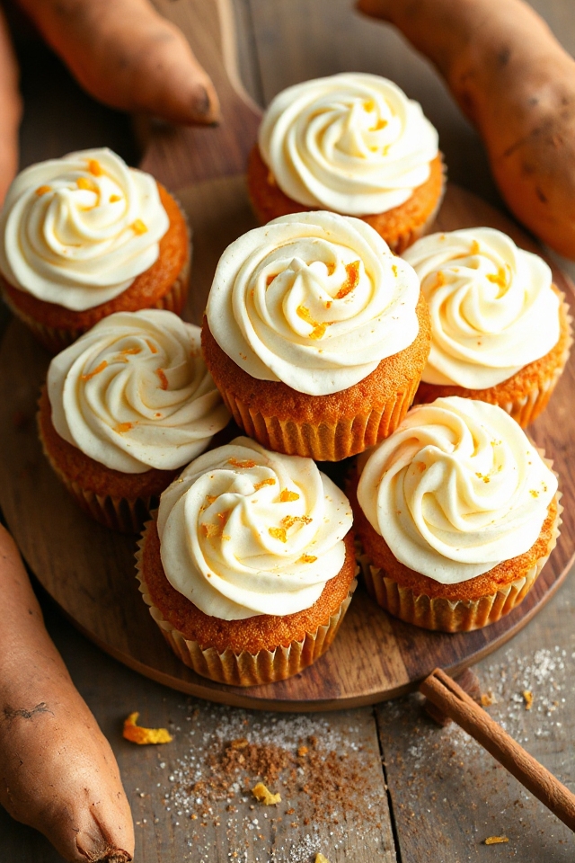 sweet potato cupcakes recipe