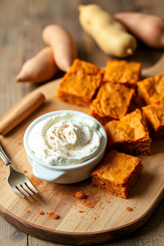 sweet potato dessert bars