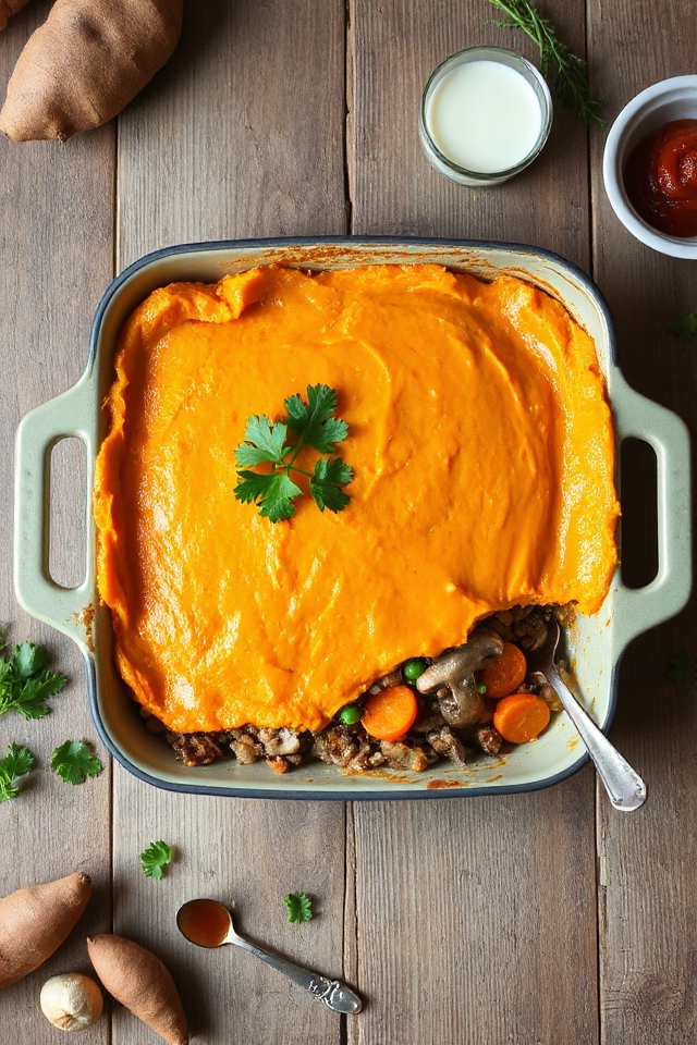 sweet potato turkey pie