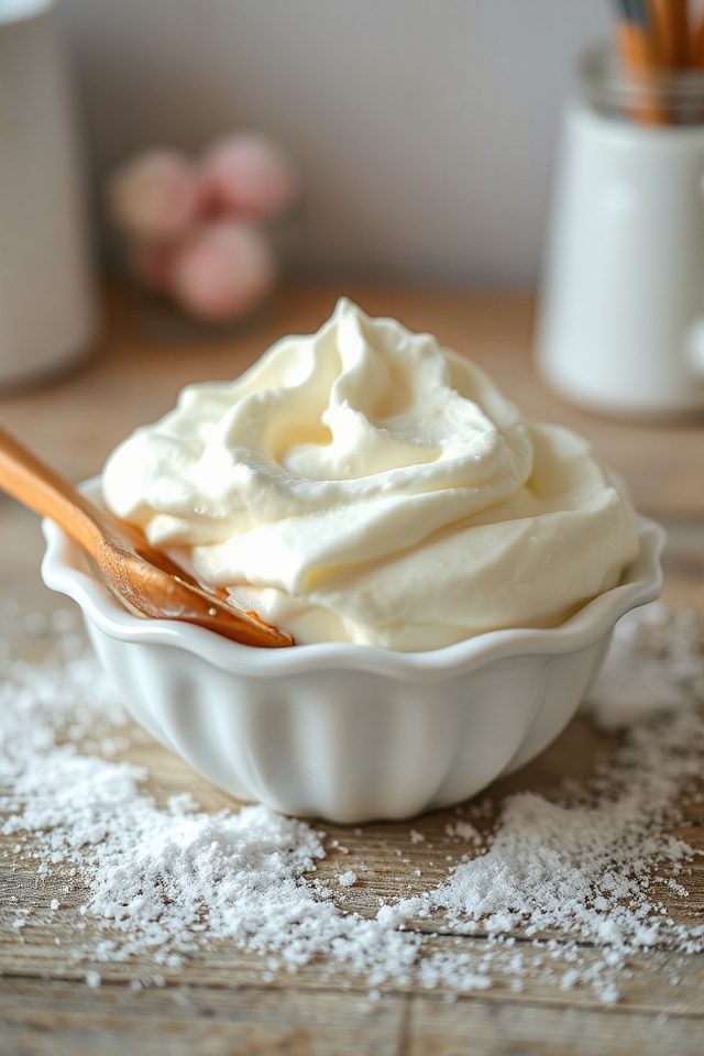 sweet whipped cream delight