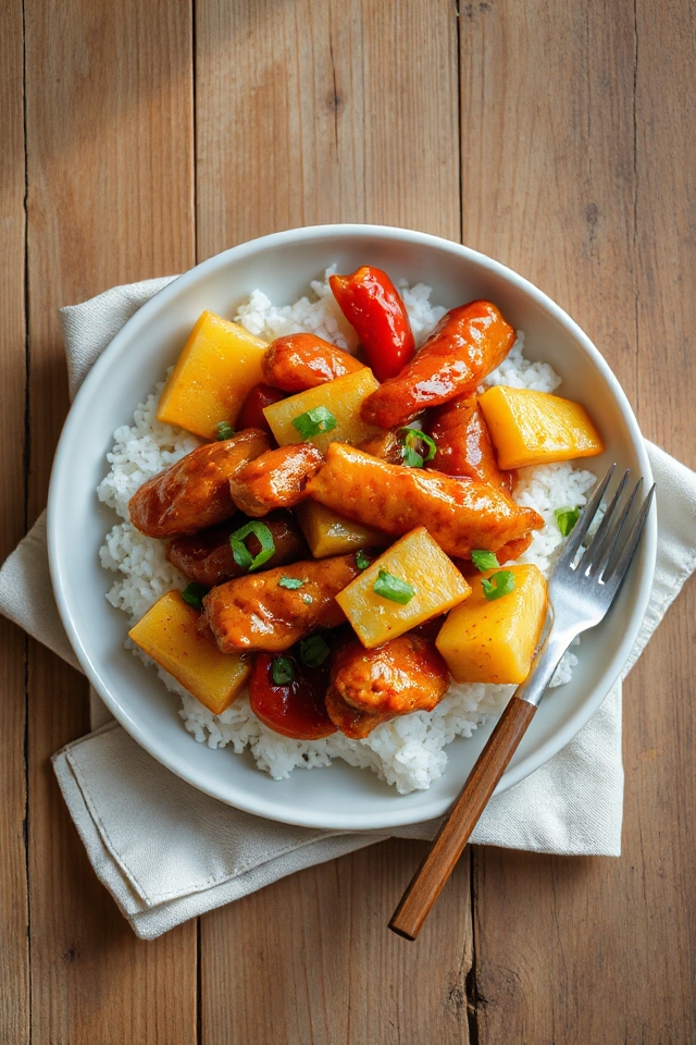 sweetfire chicken with pineapple
