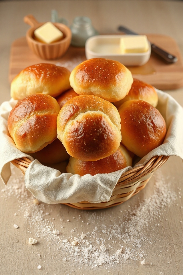 warm milk yeast rolls